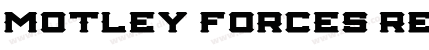 Motley Forces Regula字体转换